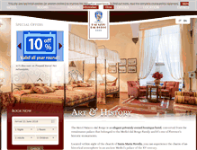 Tablet Screenshot of hotelpalazzodalborgo.it